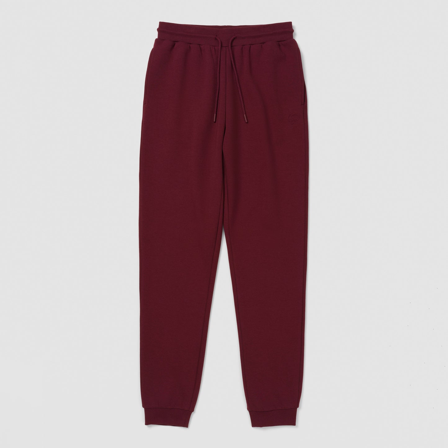 Burgundy jogger on a white background
