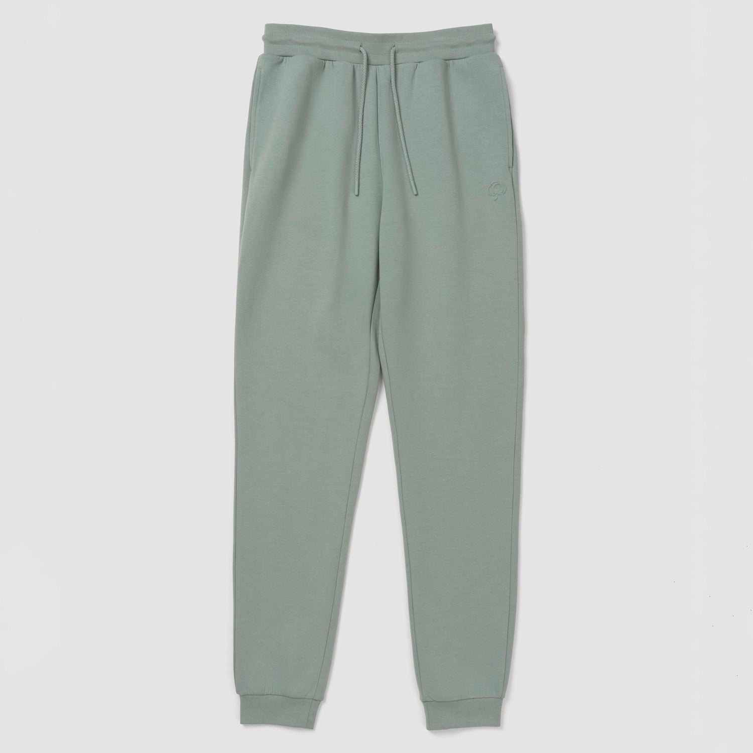 Jogger in light green sage with white background