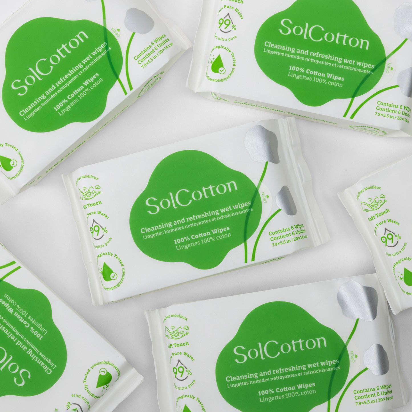 Cleansing & Refreshing Wet Wipes Pocket