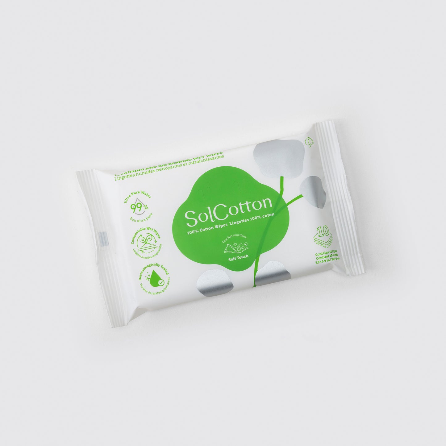 Cleansing & Refreshing Wet Wipes Travel