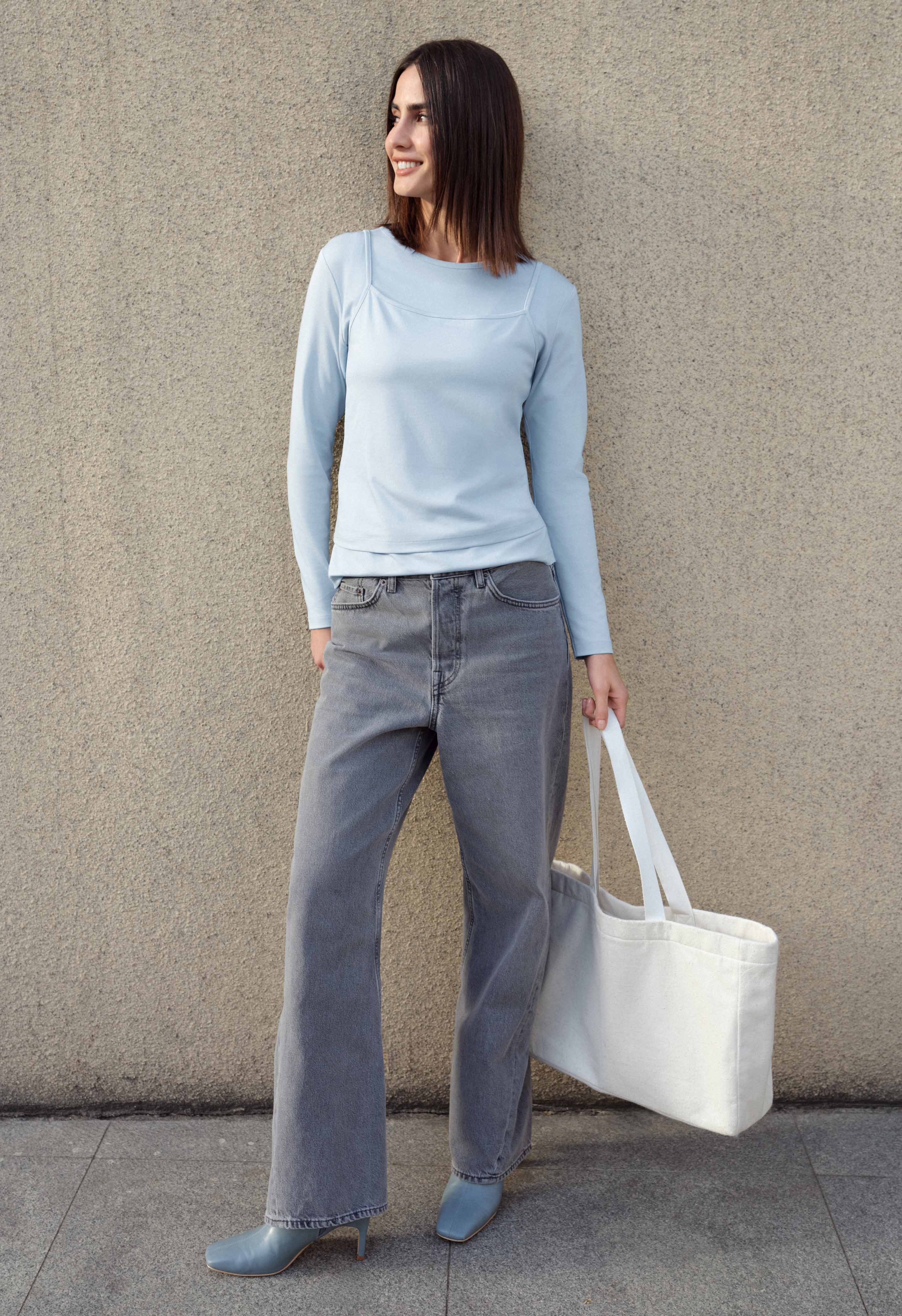Eliot Spaghetti Strap Top - Blue Aura