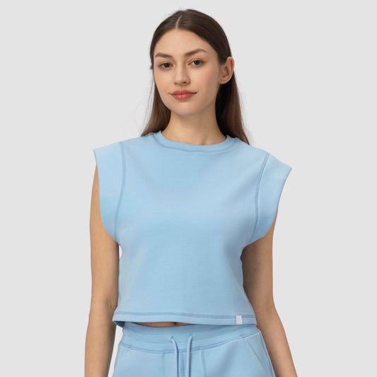 Lia Sleeveless Top - Blue Serenity