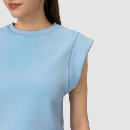 Lia Sleeveless Top - Blue Serenity