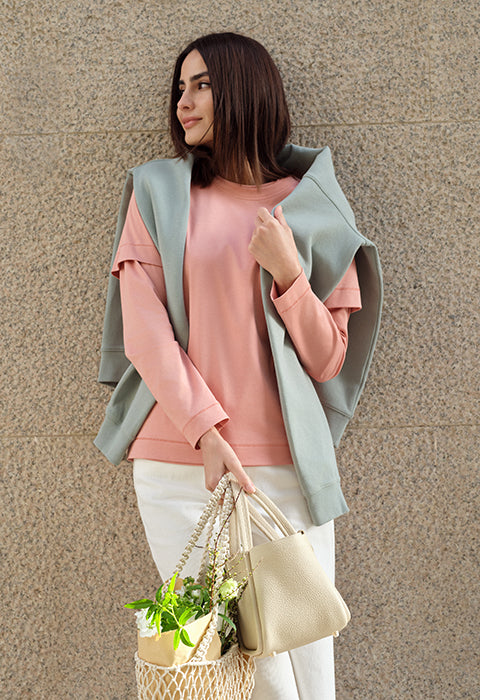 T-shirt à manches longues Sophie - Noir