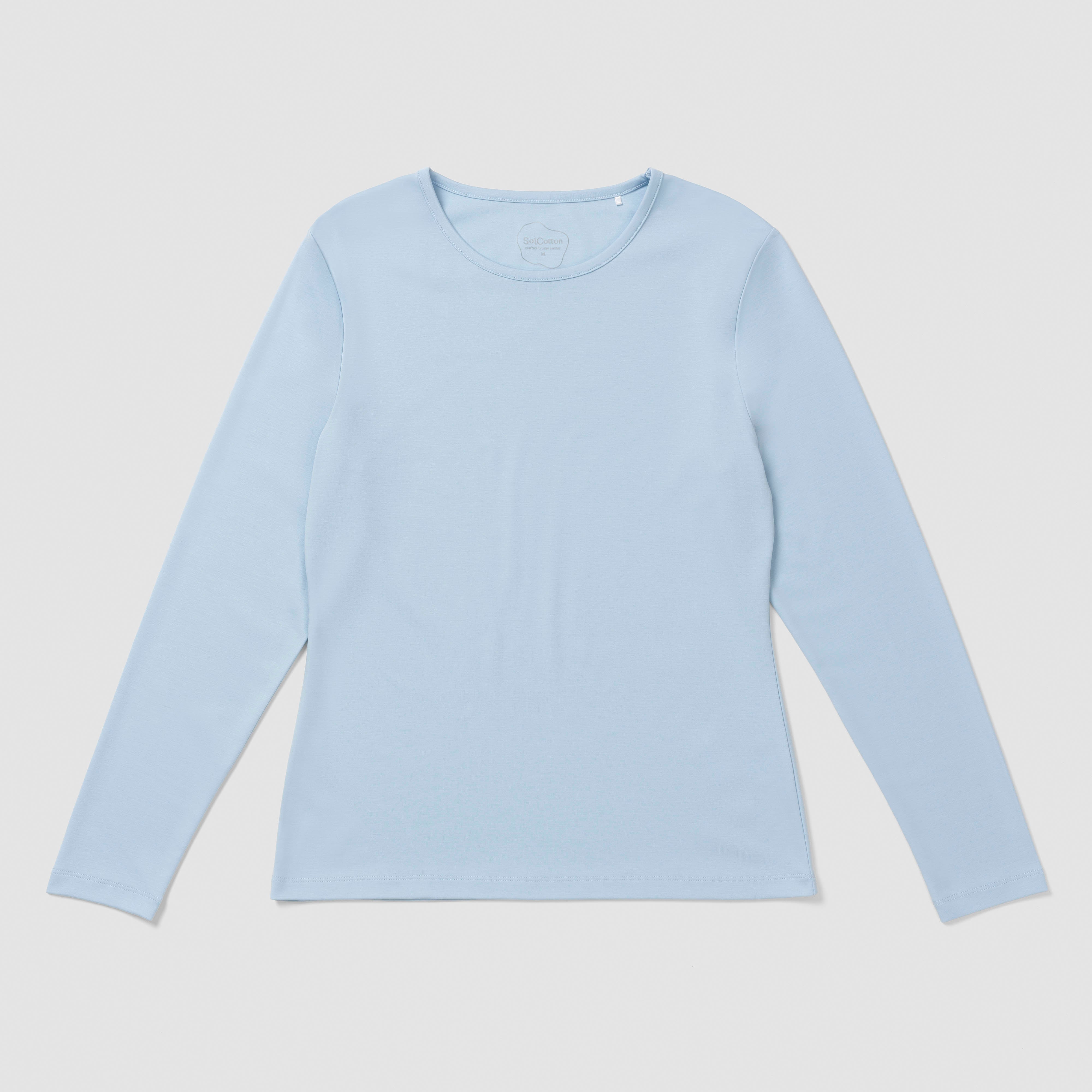 Eliot Long Sleeve Tee - Blue Aura
