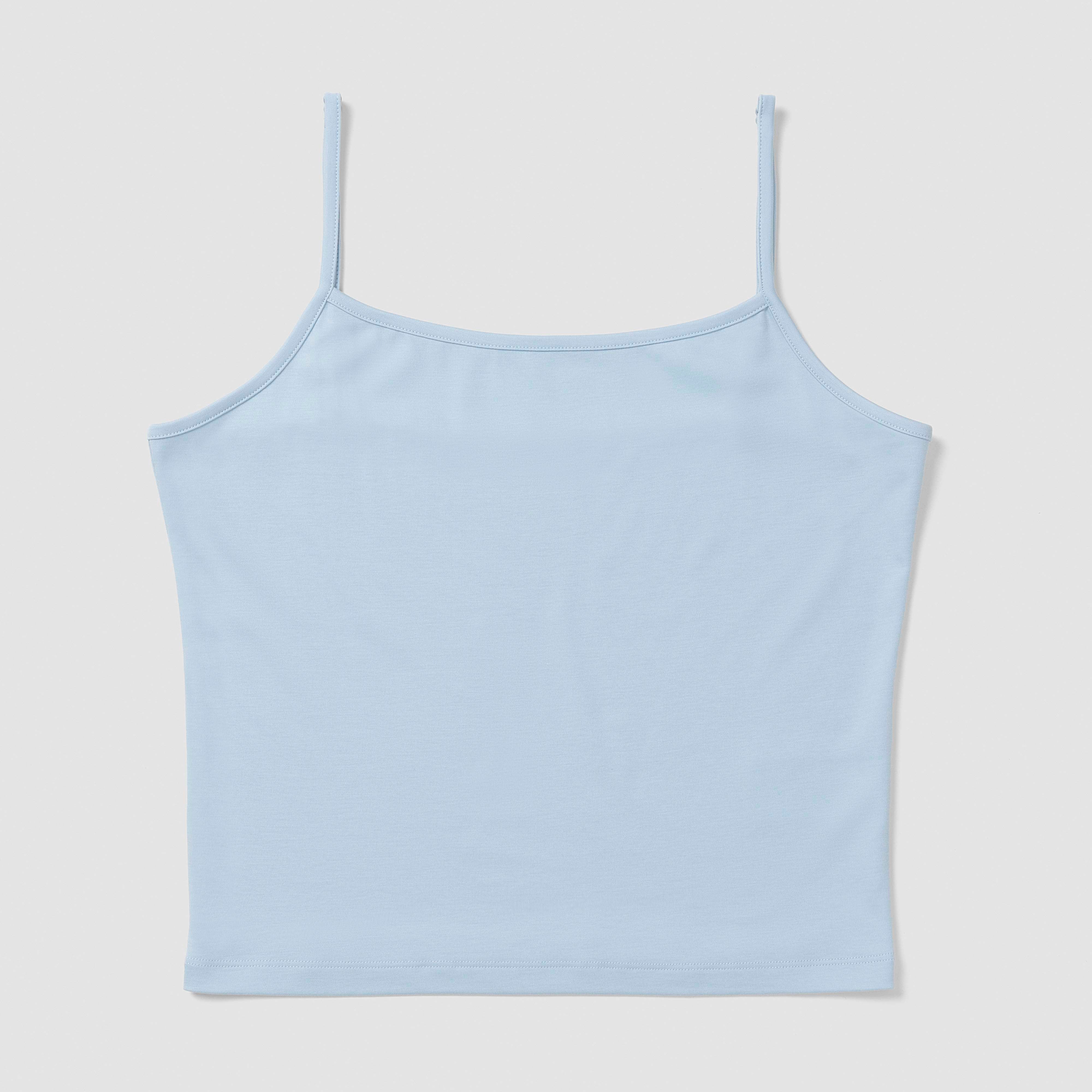 Eliot Spaghetti Strap Top - Blue Aura