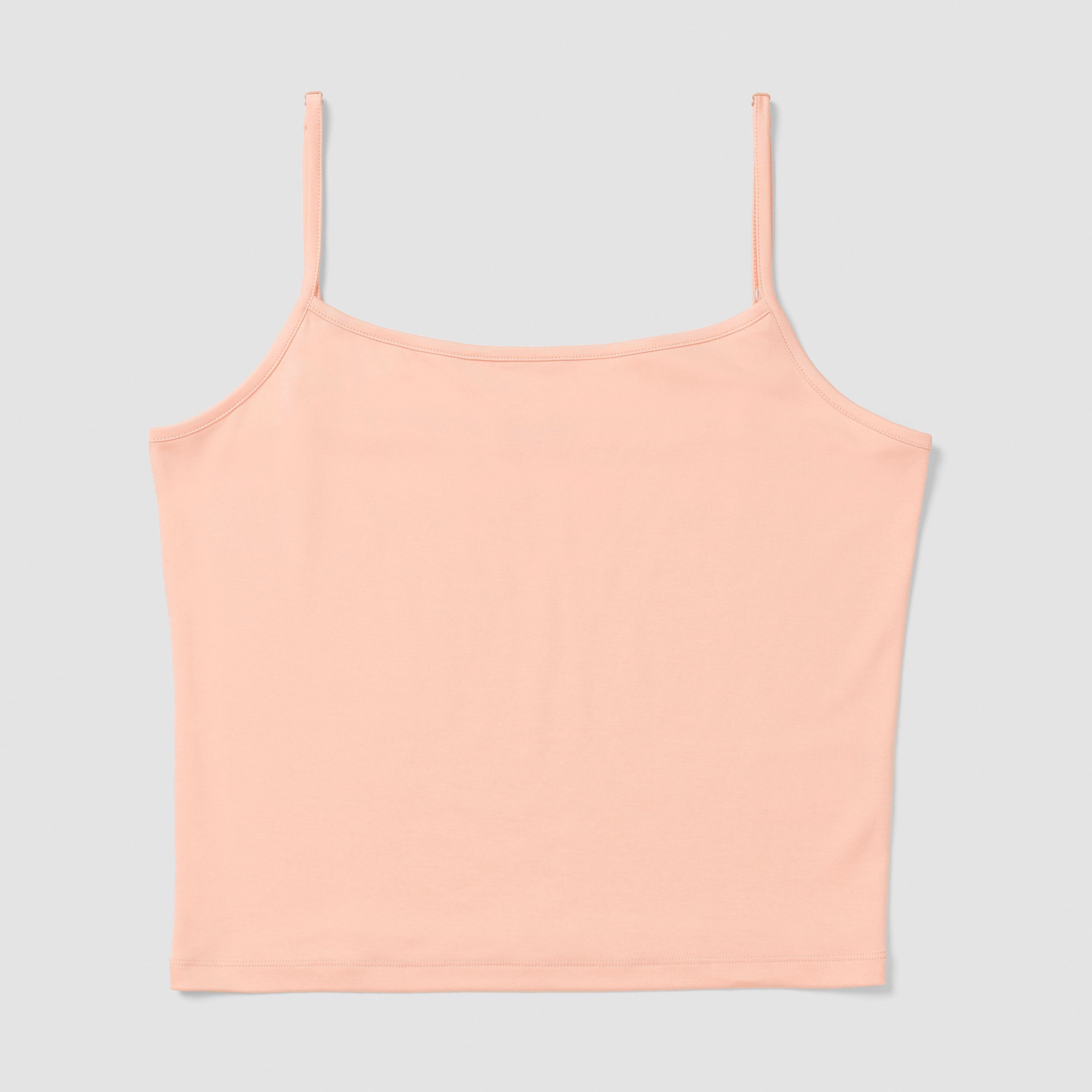 Eliot Spaghetti Strap Top - Soft Salmon