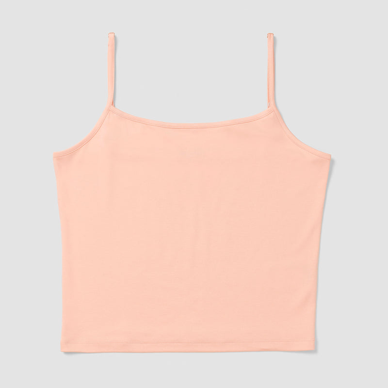Eliot Spaghetti Strap Top - Soft Salmon
