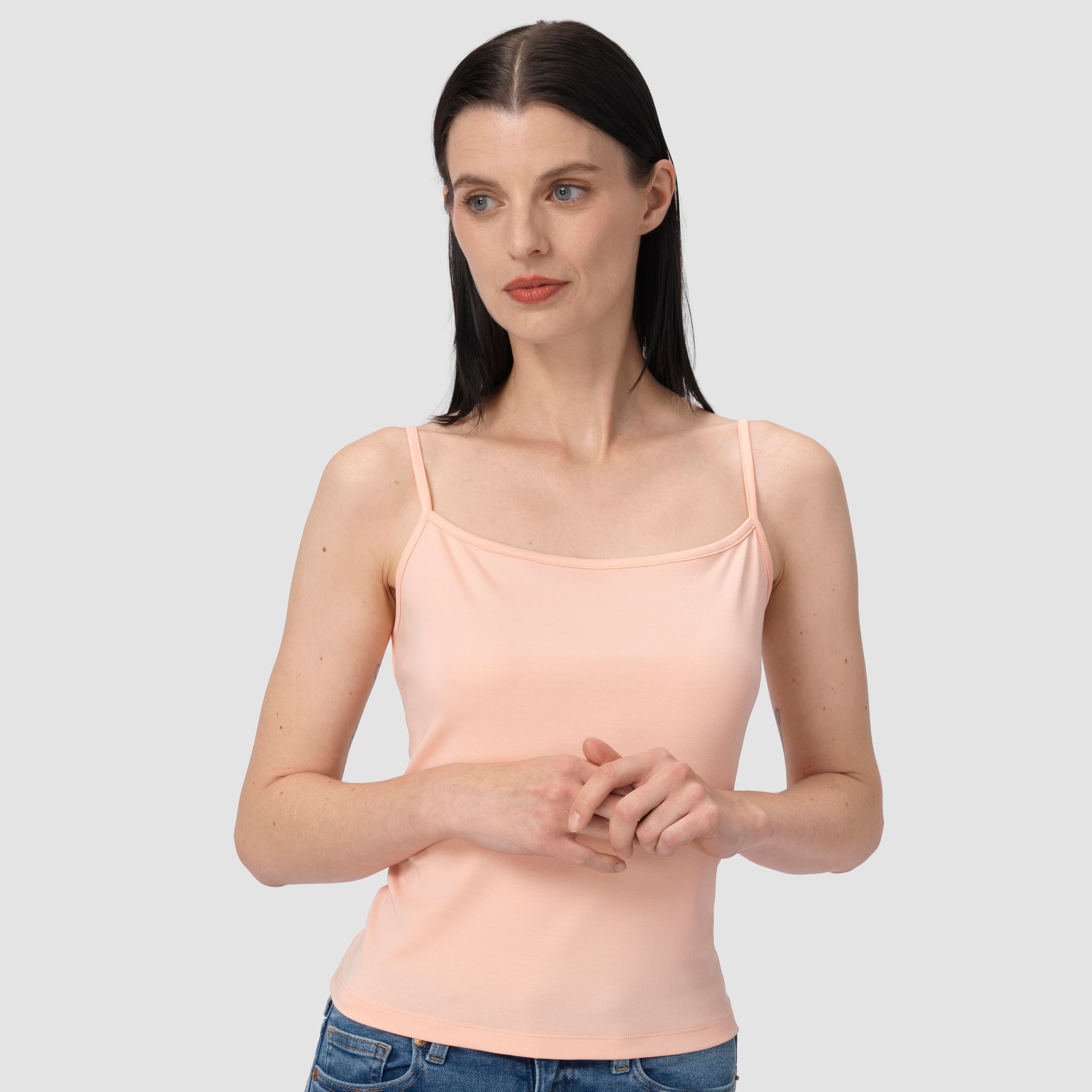 Eliot Spaghetti Strap Top - Soft Salmon