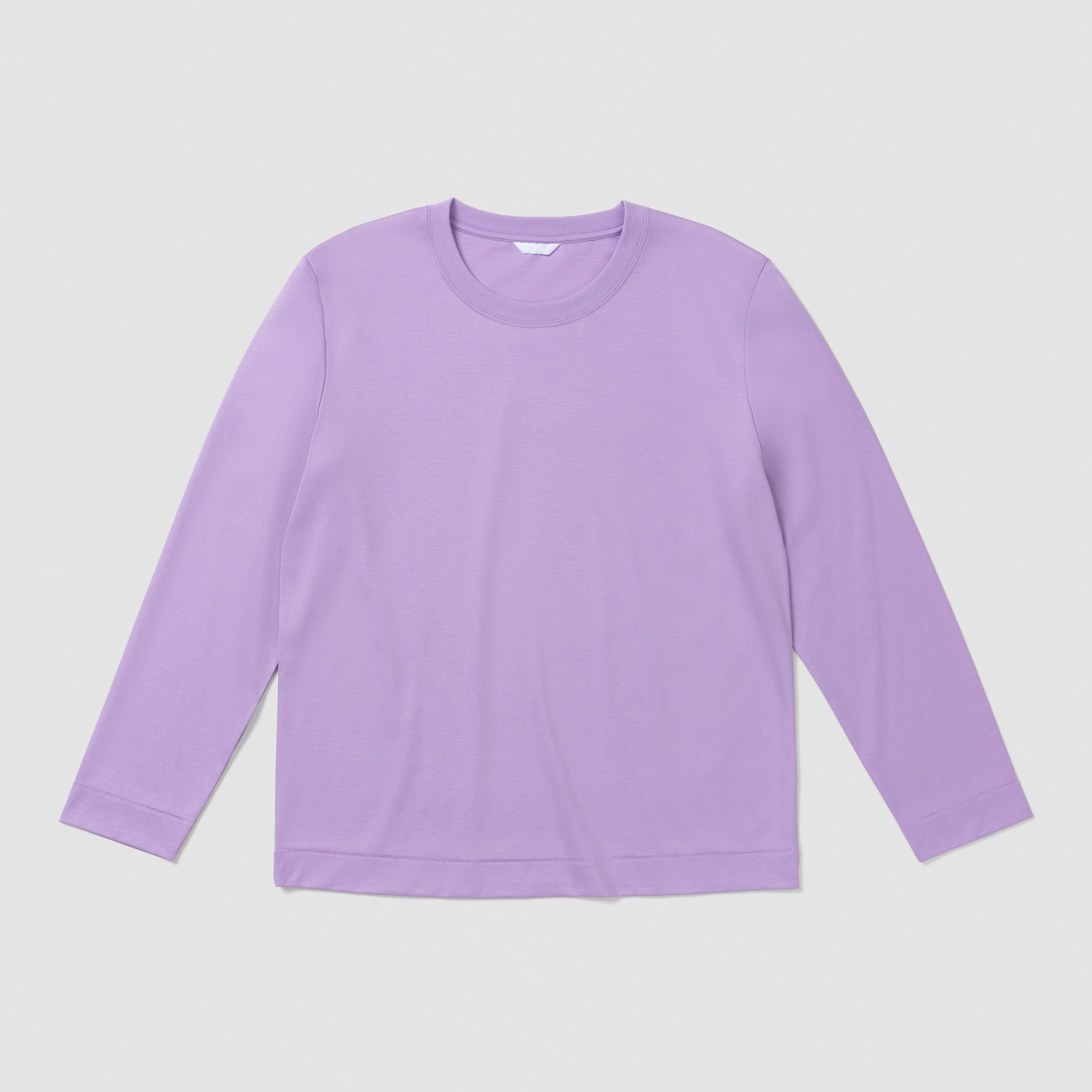 Sophie Long Sleeve Tee - Quiet Lavender