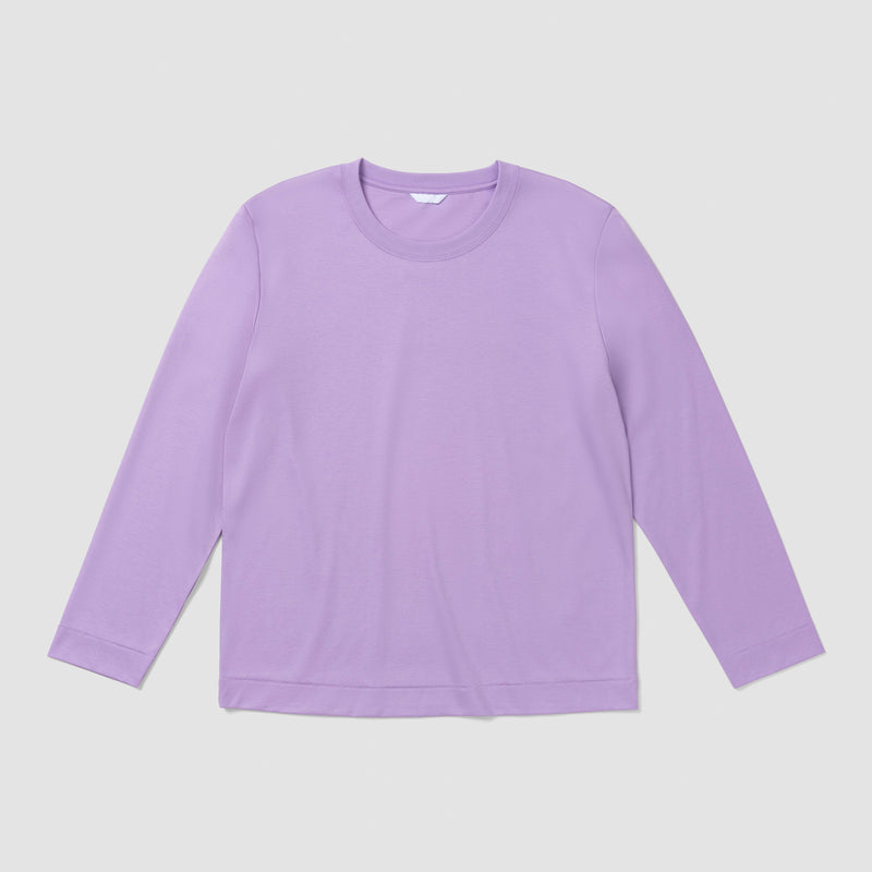 Sophie Long Sleeve Tee - Quiet Lavender
